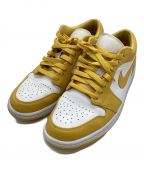 NIKEナイキ）の古着「AIR JORDAN 1 LOW white/pollen」｜イエロー×ホワイト