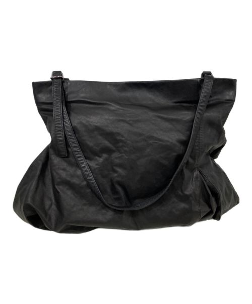 discord Yohji Yamamoto（ディスコード ヨウジヤマモト）discord Yohji Yamamoto (ディスコード ヨウジヤマモト) Unevenness tote(Leather) ブラックの古着・服飾アイテム