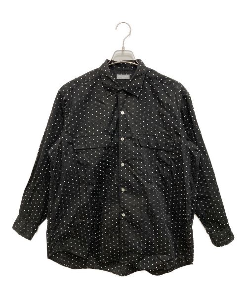 COMME des GARCONS HOMME（コムデギャルソン オム）COMME des GARCONS HOMME (コムデギャルソン オム) ドットダブルポケットシャツ ブラック サイズ:無しの古着・服飾アイテム