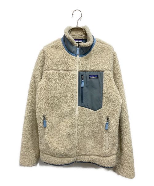 Patagonia（パタゴニア）Patagonia (パタゴニア) ウィメンズクラシックレトロXジャケット アイボリー サイズ:Lの古着・服飾アイテム