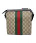 GUCCI (グッチ) GGスプリームショルダーバッグ／メッセンジャー ベージュ×ネイビー：48000円