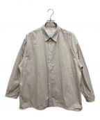 nonnotteノノット）の古着「Oversized Shirt Clear Heavy Broadcloth／N-24S-001」｜ベージュ