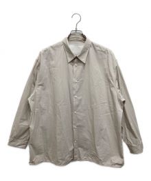 nonnotte（ノノット）の古着「Oversized Shirt Clear Heavy Broadcloth／N-24S-001」｜ベージュ