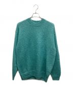 AURALEEオーラリー）の古着「BRUSHED SUPER KID MOHAIR KNIT P/O」｜グリーン