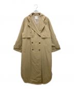 UNOHAウノハ）の古着「トレンチコート／ROUND HEM TRENCH COAT」｜ブラウン