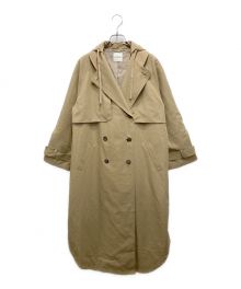 UNOHA（ウノハ）の古着「トレンチコート／ROUND HEM TRENCH COAT」｜ブラウン