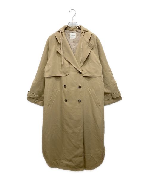 UNOHA（ウノハ）UNOHA (ウノハ) トレンチコート／ROUND HEM TRENCH COAT ブラウン サイズ:Mの古着・服飾アイテム