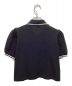 CELINE (セリーヌ) トリオンフ刺繍クロップドポロシャツ／Cropped Triomphe Polo Shirt／23SS ブラック サイズ:M：34000円