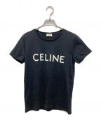 CELINEセリーヌ）の古着「クラシックロゴプリントTシャツ」｜ブラック