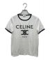 CELINE（セリーヌ）の古着「トリオンフ プリント クラシックフィット クルーネックTシャツ」｜ホワイト