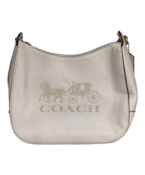 COACH（コーチ）COACH (コーチ) ジェス・ホーボーホースアンドキャリッジショルダーバッグ ベージュの古着・服飾アイテム