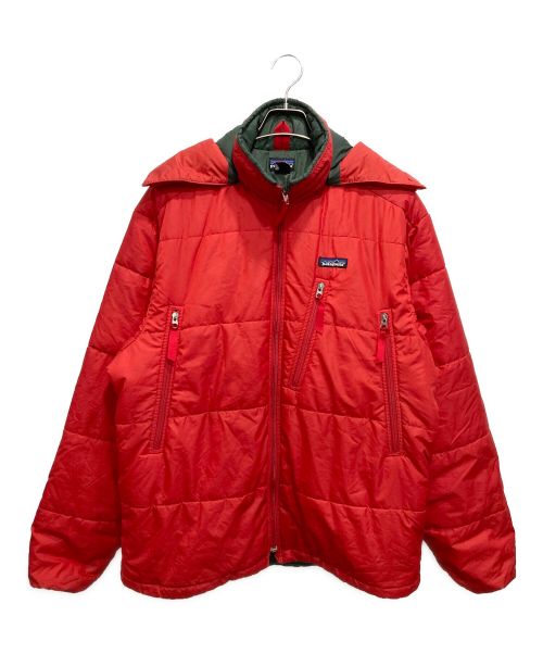 Patagonia（パタゴニア）Patagonia (パタゴニア) 01年パフジャケット レッド サイズ:Lの古着・服飾アイテム