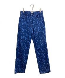 arte Antwerp（アートアントワープ）の古着「Allover Heart Pants/オールオーバーハートパンツ」｜ブルー