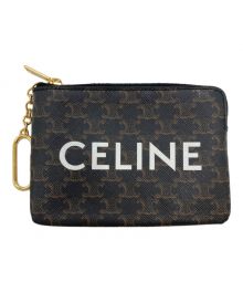 CELINE（セリーヌ）の古着「トリオンフコインケース」｜ブラウン