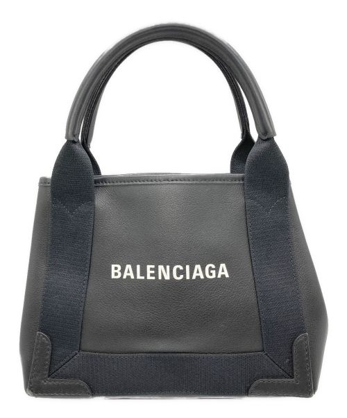 BALENCIAGA（バレンシアガ）BALENCIAGA (バレンシアガ) レザー2wayショルダーバッグ／カバスXS ブラックの古着・服飾アイテム