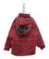 Richardson (リチャードソン) Tartan Down Jacket／ダウンジャケット レッド サイズ:L：19000円