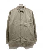 nanamicaナナミカ）の古着「Regular Collar Wind Shirt」｜ベージュ