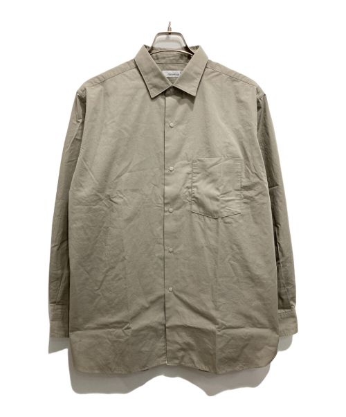 nanamica（ナナミカ）nanamica (ナナミカ) Regular Collar Wind Shirt ベージュ サイズ:M 未使用品の古着・服飾アイテム