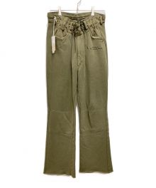 BED J.W. FORD（ベッドフォード）の古着「21AW「Over dye sweat pants」オーバースウェットパンツ」｜カーキ