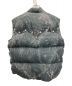 中古・古着 masu (エムエーエスユー) MARBLE BANDANA PUFFER VEST グリーン サイズ:46：30000円