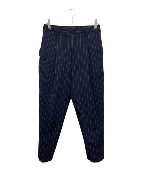 Graphpaper（グラフペーパー）Graphpaper (グラフペーパー) WOOL SUCKER TAPERD SLACKS/ ネイビー サイズ:Sの古着・服飾アイテム