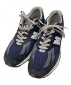 NEW BALANCEニューバランス）の古着「ローカットスニーカー」｜ネイビー