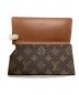 中古・古着 LOUIS VUITTON (ルイ ヴィトン) ポルト/札入れ ブラウン：15000円