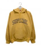 SUPREMEシュプリーム）の古着「ラメプルオーバーパーカー／Glitter Arc Hooded Sweatshirt」｜イエロー