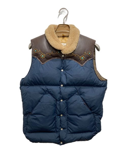 RockyMountainFeatherBed（ロッキーマウンテンフェザーベッド）RockyMountainFeatherBed (ロッキーマウンテンフェザーベッド) ダウンベスト／Christy VEST ネイビー サイズ:38の古着・服飾アイテム