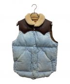 RockyMountainFeatherBed×Ron Hermanロッキーマウンテンフェザーベッド×ロンハーマン）の古着「ダウンベスト／Christy VEST」｜スカイブルー