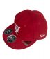 New Era（ニューエラ）の古着「RC 9FIFTY cSAINT Mxxxxxx スカーレット」｜レッド