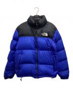 THE NORTH FACEザ ノース フェイス）の古着「ヌプシダウンジャケット／1996 RETRO NUPTSE」｜ブルー×ブラック