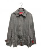 Vivienne Westwood RED LABELヴィヴィアンウエストウッドレッドレーベル）の古着「グレンチェックジャケット」｜グレー