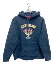 SUPREME (シュプリーム) Centerpiece Hooded Sweatshirt ネイビー サイズ:M