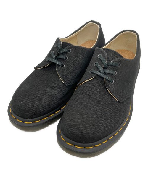 Dr.Martens（ドクターマーチン）Dr.Martens (ドクターマーチン) キャンバス　3ホールシューズ ブラック サイズ:UK4の古着・服飾アイテム