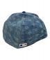 New Era (ニューエラ) 59FIFTY Denim Monogram ロサンゼルス・ドジャース ウォッシュドデニム ダークロイヤルバイザー インディゴ サイズ:59FIFTY 未使用品：3980円