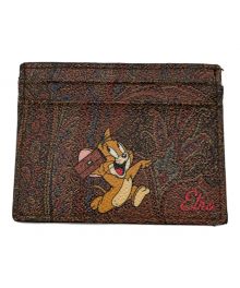 ETRO×TOM and JERRY（エトロ×トム アンド ジェリー）の古着「ペイズリーカードケース」｜ブラウン