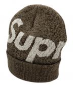 SUPREMEシュプリーム）の古着「Big Logo Beanie」｜ブラウン