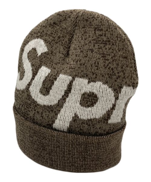 SUPREME（シュプリーム）SUPREME (シュプリーム) Big Logo Beanie ブラウンの古着・服飾アイテム