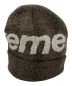 SUPREME (シュプリーム) Big Logo Beanie ブラウン：6000円