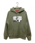 SUPREMEシュプリーム）の古着「Classic Ad Hooded Sweatshirt」｜オリーブ