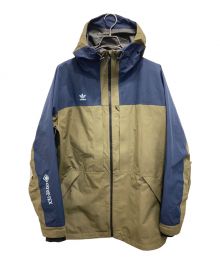 adidas（アディダス）の古着「GORE-TEX ジャケット」｜ブラウン×ネイビー