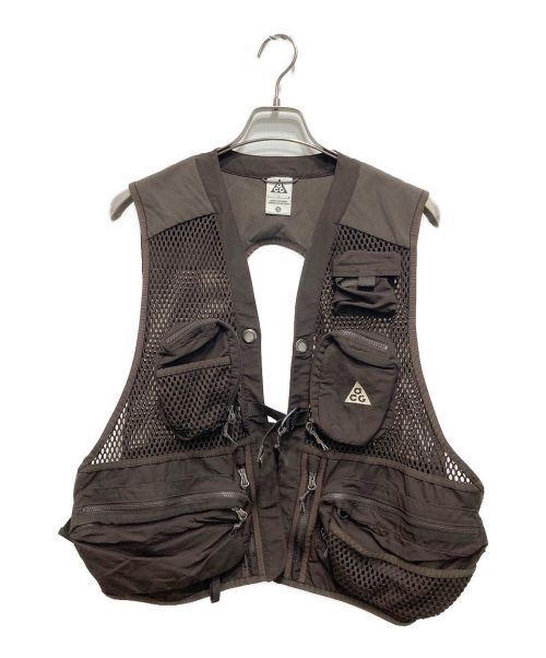 NIKE ACG（ナイキエージーシー）NIKE ACG (ナイキエージーシー) AS U ACG BUTTLES VEST VELVET ブラウン サイズ:Lの古着・服飾アイテム