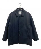 COOTIE PRODUCTIONSクーティープロダクツ）の古着「Wool Melton Short Coat」｜ネイビー