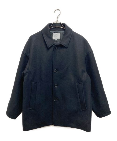 COOTIE PRODUCTIONS（クーティープロダクツ）COOTIE PRODUCTIONS (クーティープロダクツ) Wool Melton Short Coat ネイビー サイズ:Mの古着・服飾アイテム