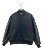 COOTIE PRODUCTIONSクーティープロダクツ）の古着「Wool Melton Error Fit Stadium Jacket」｜ブラック