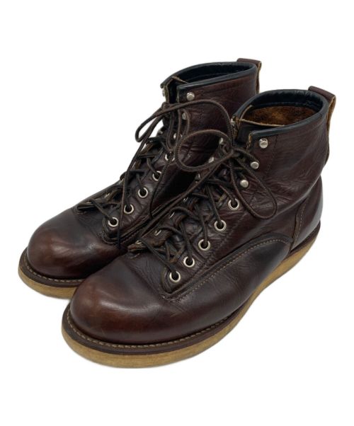 RED WING（レッドウィング）RED WING (レッドウィング) ラインマン ブラウン サイズ:6の古着・服飾アイテム