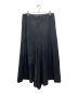 Yohji Yamamoto pour homme（ヨウジヤマモト プールオム）の古着「むら染袴ワイドパンツ／Sarouel Skirt Uneven Dyeing Wrinkled Gabardine」｜ブラック