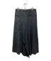 Yohji Yamamoto pour homme (ヨウジヤマモト プールオム) むら染袴ワイドパンツ／Sarouel Skirt Uneven Dyeing Wrinkled Gabardine ブラック サイズ:2：55000円