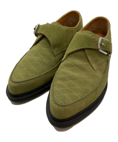 Dr.Martens（ドクターマーチン）Dr.Martens (ドクターマーチン) SUPREME (シュプリーム) CREEPER ROUSDEN グリーン サイズ:UK7の古着・服飾アイテム